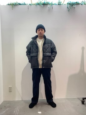 井上凌介さん（メンズ・180cm）の冬コーディネート