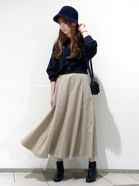 「ラルフローレン」｜nahoさん（レディース・166cm）の秋コーディネート