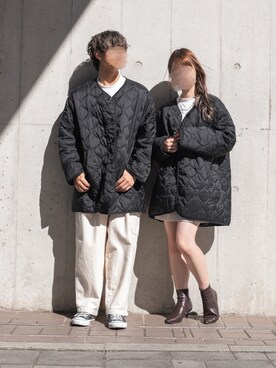 「pairpair」｜「アイテム（ジャケット/アウター）」を使った、pairpairさん（レディース・160cm）の秋コーディネート