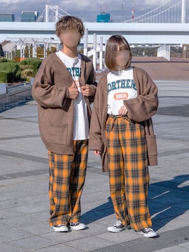 「pairpair」｜pairpairさん（レディース・160cm）の冬コーディネート