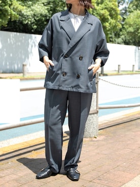 「PairPair（ペアペア）のアイテム（パンツ）」を使った、pairpairさん（レディース・152cm）の夏コーディネート