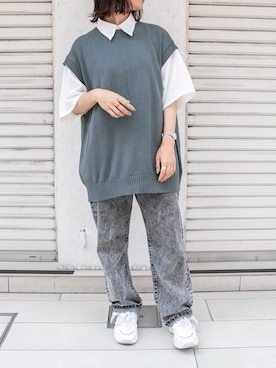 「PairPair（ペアペア）のアイテム」を使った、pairpairさん（レディース・152cm）の夏コーディネート