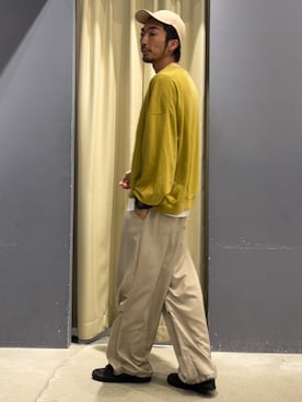 松田彬斉さん（メンズ・180cm）の秋コーディネート