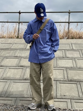 「NIDO（ニド）のアイテム」を使った、DAIさん（メンズ・178cm）の春コーディネート