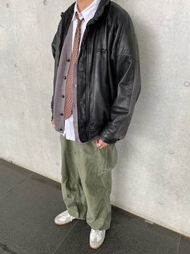 「はじめましてコーデ」｜「アイテム（ブルゾン）」を使った、DAIさん（メンズ・178cm）の春コーディネート