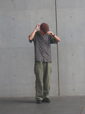 「NAVAL（ナバル）のアイテム」を使った、DAIさん（メンズ・178cm）の夏コーディネート