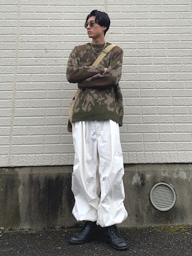 「FACTOTUM（ファクトタム）のアイテム（アクセサリー）」を使った、DAIさん（メンズ・178cm）の秋コーディネート