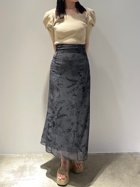 藤井さん(レディース・166cm)の春コーディネート