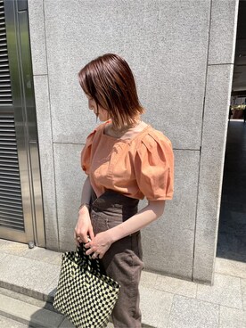 「アイテム（サンダル、その他）」を使った、藤井さん（レディース・166cm）の春コーディネート