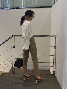 藤井さん（レディース・166cm）の冬コーディネート