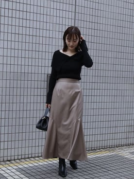 藤井さん（レディース・166cm）の秋コーディネート