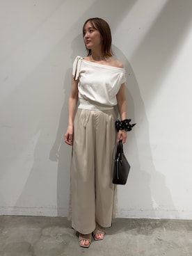 藤井さん(レディース・167cm)の夏コーディネート