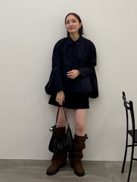 「LAGUNAMOON（ラグナムーン）のアイテム（シャツ/ブラウス）」を使った、藤井さん（レディース・167cm）の夏コーディネート