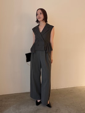 藤井さん(レディース・167cm)の秋コーディネート