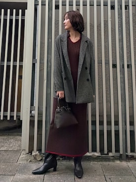 藤井さん（レディース・167cm）の秋コーディネート
