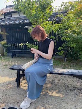 藤井さん(レディース・166cm)の夏コーディネート