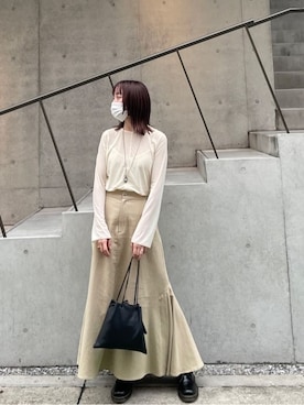 藤井さん(レディース・166cm)の秋コーディネート