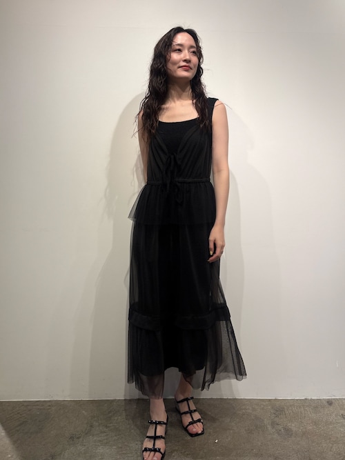 セール】クロップドカーデセットニットワンピース（ワンピース