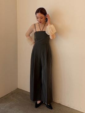 藤井さん(レディース・167cm)の秋コーディネート