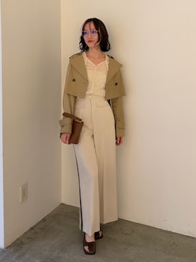 藤井さん（レディース・167cm）の冬コーディネート