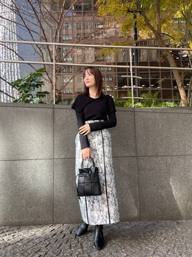 藤井さん（レディース・166cm）の冬コーディネート