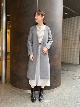 「LAGUNAMOON（ラグナムーン）のアイテム（その他アウター）」を使った、藤井さん（レディース・166cm）の夏コーディネート