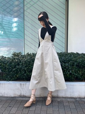 藤井さん(レディース・166cm)の冬コーディネート