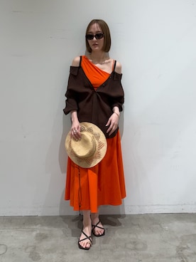 藤井さん(レディース・167cm)の春コーディネート