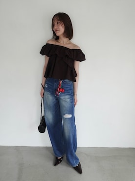 藤井さん(レディース・167cm)の夏コーディネート
