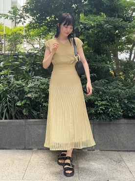 藤井さん(レディース・166cm)の夏コーディネート
