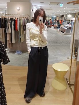 「LAGUNAMOON（ラグナムーン）のアイテム」を使った、藤井さん（レディース・167cm）の夏コーディネート