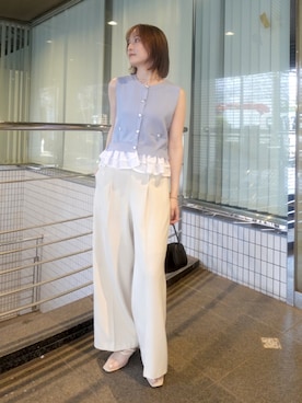 藤井さん(レディース・167cm)の夏コーディネート