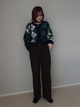 「POLO BCS（ポロ ビーシーエス）のアイテム」を使った、藤井さん（レディース・167cm）の秋コーディネート