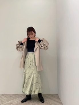 藤井さん(レディース・166cm)の冬コーディネート