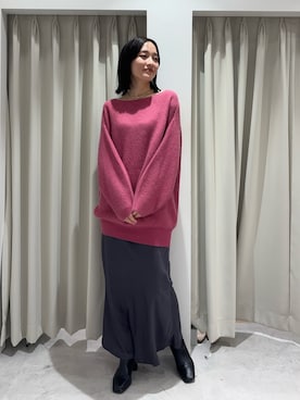 藤井さん(レディース・166cm)の秋コーディネート