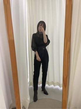 藤井さん(レディース・166cm)の夏コーディネート