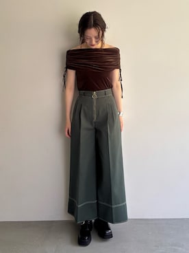 藤井さん（レディース・167cm）の夏コーディネート