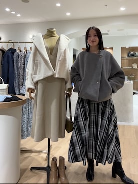 藤井さん(レディース・166cm)の秋コーディネート