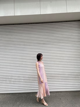 「アイテム（サンダル、その他）」を使った、藤井さん（レディース・166cm）の春コーディネート