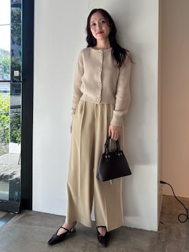 「ワントーンスタイル」｜藤井さん（レディース・167cm）の秋コーディネート