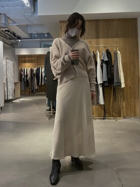 藤井さん（レディース・166cm）の冬コーディネート