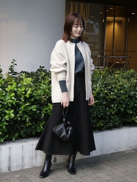 藤井さん(レディース・166cm)の秋コーディネート