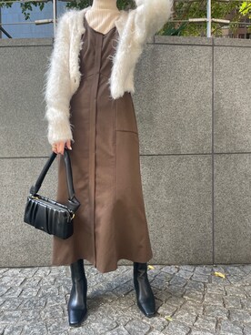 藤井さん（レディース・166cm）の冬コーディネート