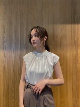 藤井さん（レディース・166cm）の春コーディネート