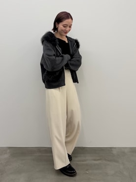 「LAGUNAMOON（ラグナムーン）のアイテム」を使った、藤井さん（レディース・167cm）の秋コーディネート