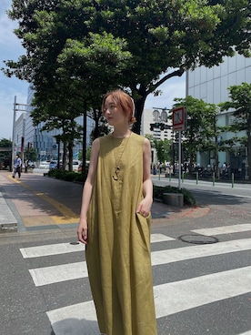 「スタイリング」｜藤井さん（レディース・166cm）の夏コーディネート