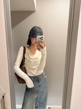 藤井さん（レディース・167cm）の冬コーディネート