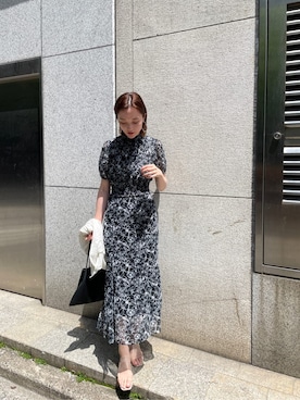 「アイテム（サンダル、その他）」を使った、藤井さん（レディース・166cm）の春コーディネート