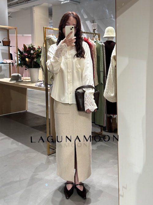 レースカフスシャツ（シャツ/ブラウス）｜LAGUNAMOON（ラグナムーン