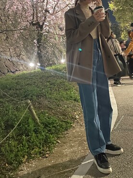 藤井さん(レディース・166cm)の春コーディネート